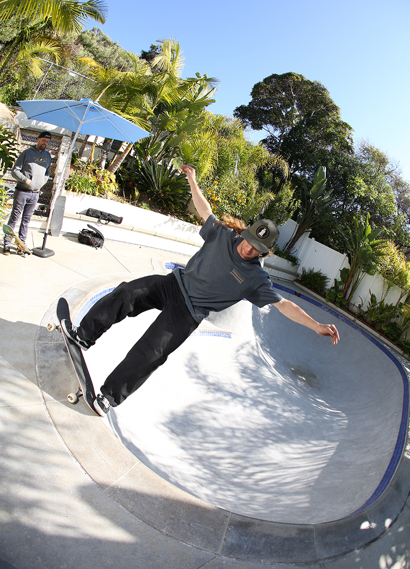 John Worthington. Nosegrind over the stairs